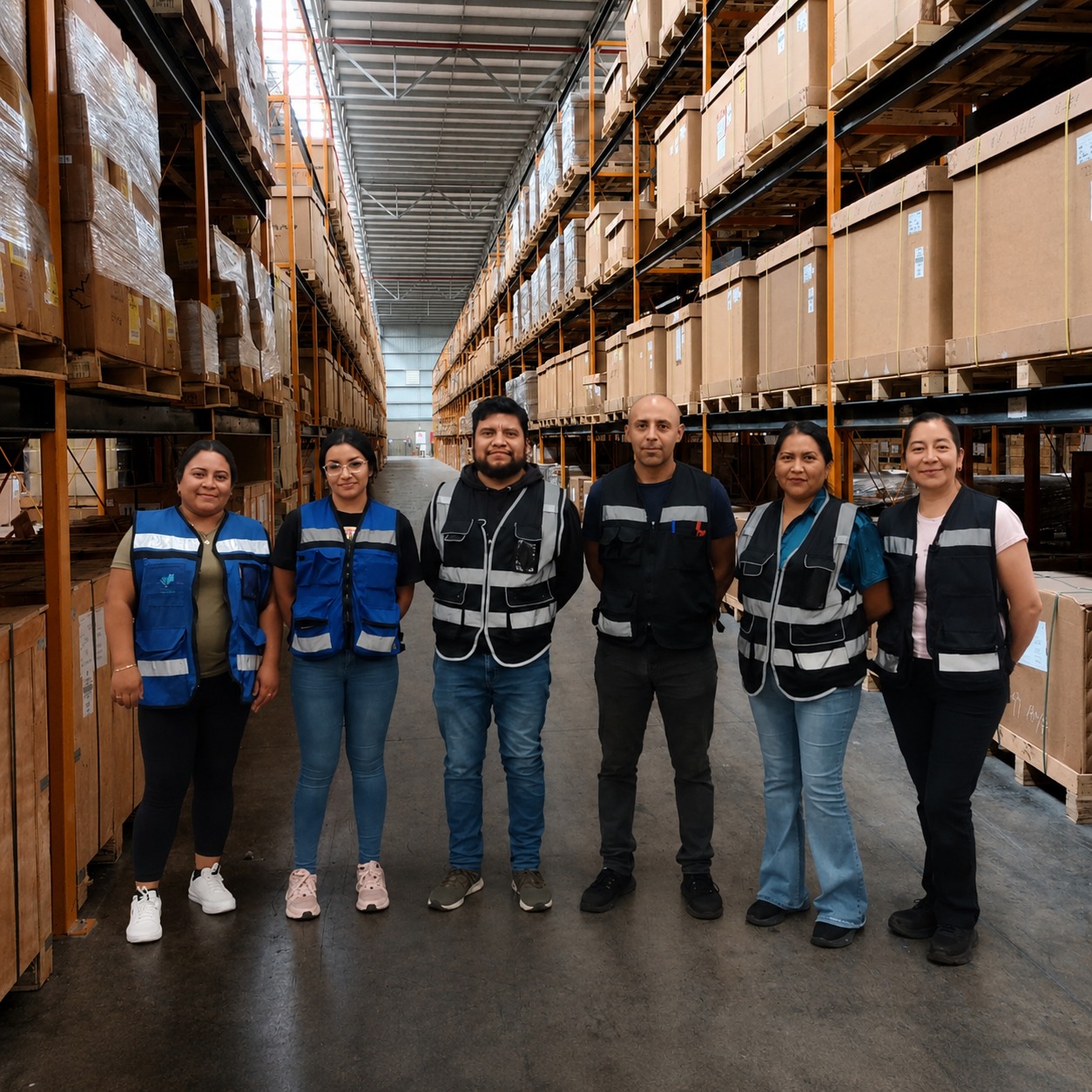 Equipo de Yego Fulfillment en su almacén de San Luis Potosí