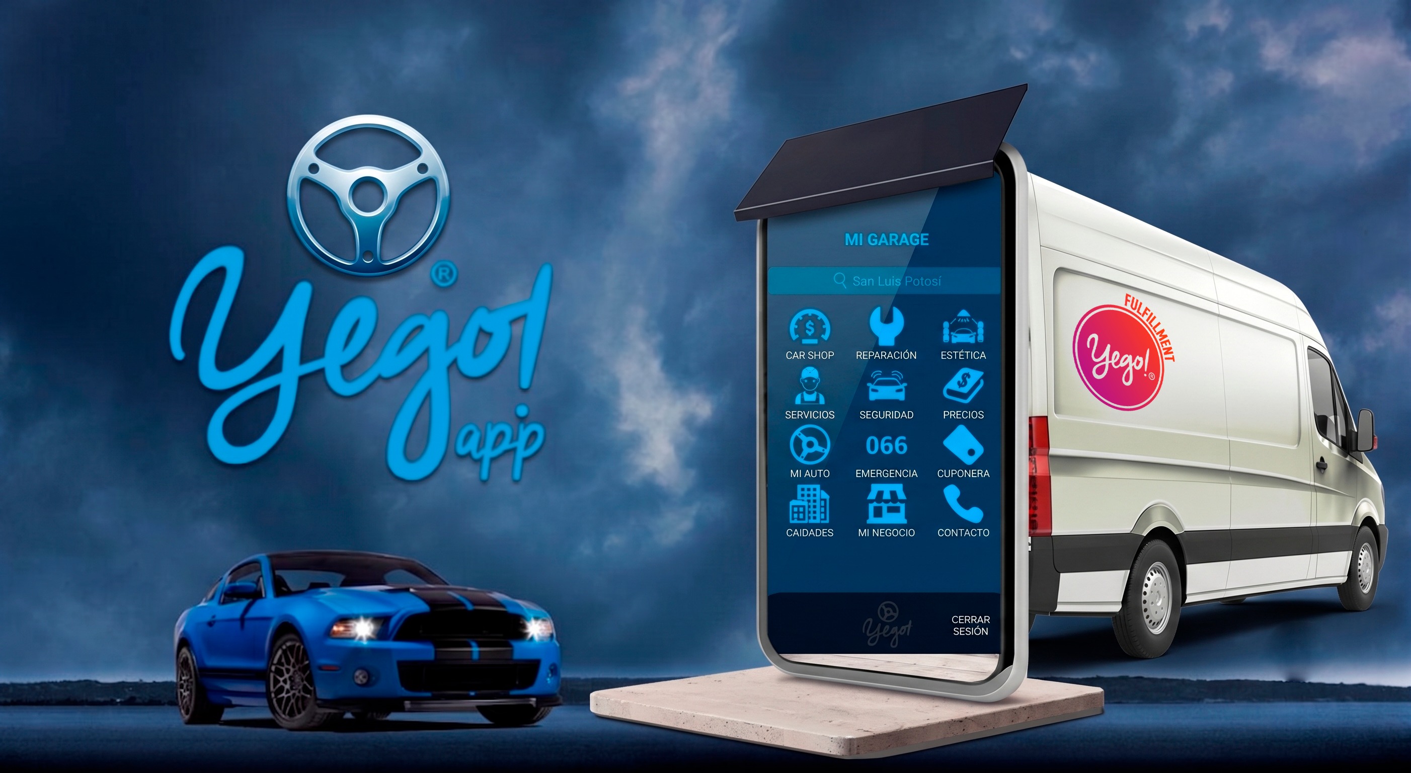 Transición de YEGO APP, el directorio de servicios automotrices, a Yego Fulfillment